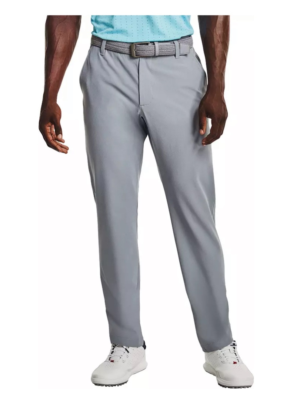 Under Armor Men’s Tips Grey Straight Fit Athletic Golf Chino Pants 30x30